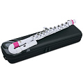 NUVO jFlute - White/Pink  флейта, цвет белый / розовый, в комплекте мундштук, колено ре, смазка, чехол, тряпочка для протирки, дополнительные клавиши