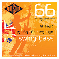ROTOSOUND RS665LDN BASS STRINGS NICKEL струны для 5-струнной басгитары, никелевое покрытие, 45-130