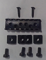 PAXPHIL PL003-BK  зажим верхнего порожка для электрогитары, черн.