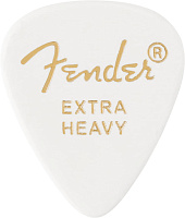 FENDER 351 Shape Premium Picks Extra Heavy White 12 Count набор медиаторов, 12 шт., цвет белый