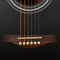 ROCKDALE Aurora D6 BK Satin акустическая гитара, дредноут, цвет черный, сатиновое покрытие