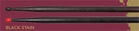 VIC FIRTH NRockB  барабанные палочки ROCK с деревянным наконечником, цвет - черный, материал - орех, длина 16 5/8", диаметр 0,630", серия NOVA