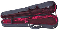 GEWA Liuteria Maestro 4/4 Футляр для скрипки с гигрометром, черный текстиль/красный плюш, по форме