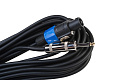 STANDS & CABLES SC-007B-10 спикерный кабель спикон папа - моно Jack 1/4”, 2х1,5, 10 м.