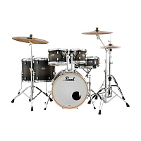Pearl DMP926S/C262 ударная установка из 6-ти барабанов, цвет Satin Black Burst, со стойками 