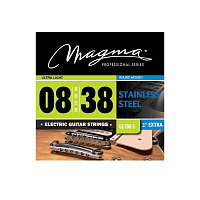 Magma Strings GE100S Струны для электрогитары 8-38, серия Stainless Steel