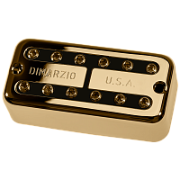 DiMarzio DP297FGBK SUPER DISTOR'TRON звукосниматель для электрогитары, хамбакер, золото/черный