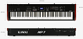 KAWAI MP7 Сценическое пианино, цвет черный, механика RHII, покрытие клавиш Ivory Touch, тон-генератор HI-XL