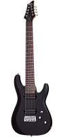 Schecter C-8 Deluxe SBK Гитара электрическая восьмиструнная, крепление грифа: на болтах